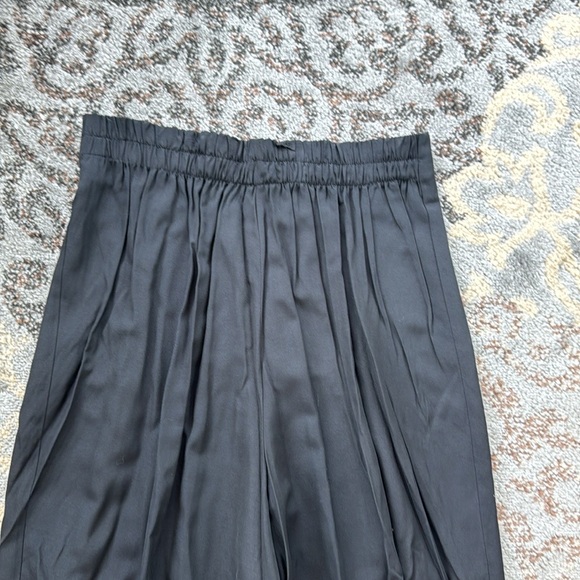 Vintage Sitting Pretty of California High Waist Wide Leg Pleated Pants Black L - Picture 6 of 6